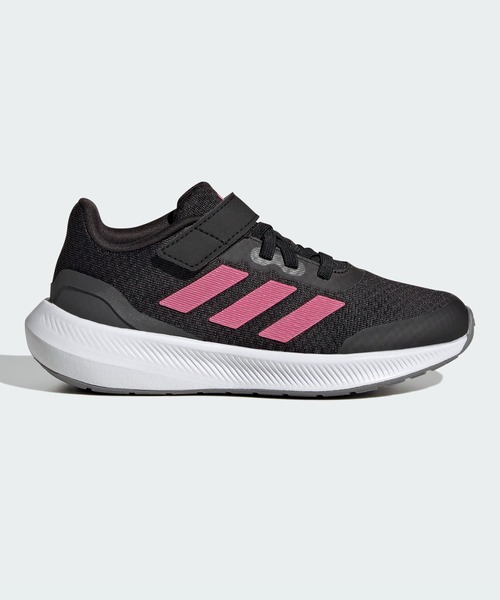 adidas（アディダス）の「コアファイト 3.0 伸縮レース トップストラップ / CORE FAITO 3.0 Elastic Lace Top Strap / コアファイト / アディダス adidas（スニーカー・キッズ・グレー/ブラック/ブルー/ホワイト/ブラック×ピンク/レッド/グレー×ピンク/ホワイト×ブラック/ブラック×ブラック・22.0cm/24.5cm/25.0cm/18cm/21.0cm/23.5cm/20.0cm/23.0cm/24.0cm/19.0cm/17.0cm/22.5cm）」の5枚目の写真
