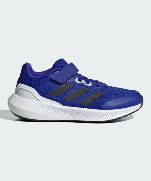 adidas（アディダス）の「コアファイト 3.0 伸縮レース トップストラップ / CORE FAITO 3.0 Elastic Lace Top Strap / コアファイト / アディダス adidas（スニーカー・キッズ・グレー/ブラック/ブルー/ホワイト/ブラック×ピンク/レッド/グレー×ピンク/ホワイト×ブラック/ブラック×ブラック・22.0cm/24.5cm/25.0cm/18cm/21.0cm/23.5cm/20.0cm/23.0cm/24.0cm/19.0cm/17.0cm/22.5cm）」の8枚目の写真