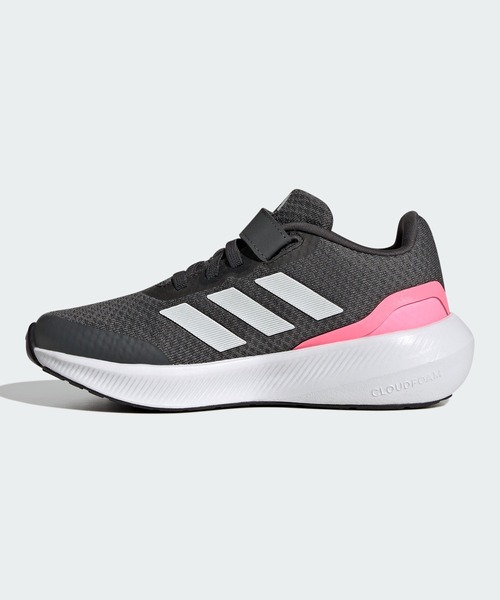 adidas（アディダス）の「コアファイト 3.0 伸縮レース トップストラップ / CORE FAITO 3.0 Elastic Lace Top Strap / コアファイト / アディダス adidas（スニーカー・キッズ・グレー/ブラック/ブルー/ホワイト/ブラック×ピンク/レッド/グレー×ピンク/ホワイト×ブラック/ブラック×ブラック・22.0cm/24.5cm/25.0cm/18cm/21.0cm/23.5cm/20.0cm/23.0cm/24.0cm/19.0cm/17.0cm/22.5cm）」の19枚目の写真
