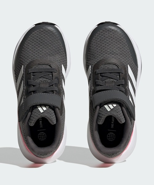 adidas（アディダス）の「コアファイト 3.0 伸縮レース トップストラップ / CORE FAITO 3.0 Elastic Lace Top Strap / コアファイト / アディダス adidas（スニーカー・キッズ・グレー/ブラック/ブルー/ホワイト/ブラック×ピンク/レッド/グレー×ピンク/ホワイト×ブラック/ブラック×ブラック・22.0cm/24.5cm/25.0cm/18cm/21.0cm/23.5cm/20.0cm/23.0cm/24.0cm/19.0cm/17.0cm/22.5cm）」の20枚目の写真