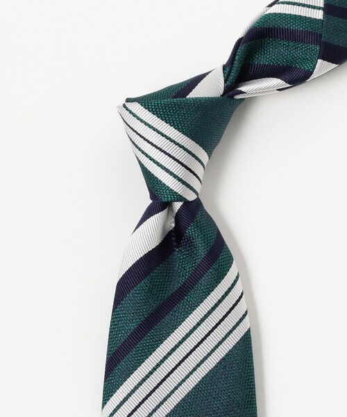 Seaward & Stearn × BEAMS F / 別注 ストライプ ネクタイ