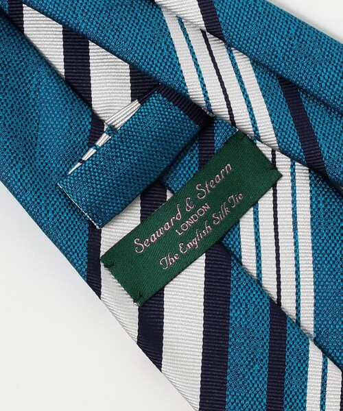 Seaward & Stearn × BEAMS F / 別注 ストライプ ネクタイ