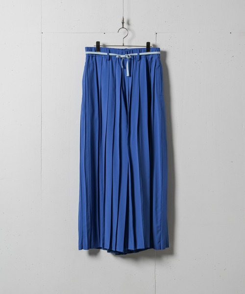 Utusiyo(ウツシヨ)の「pleats pants 折袴(その他パンツ・メンズ・ブラック/ブルー/チャコールグレー・FREE)」の19枚目の写真