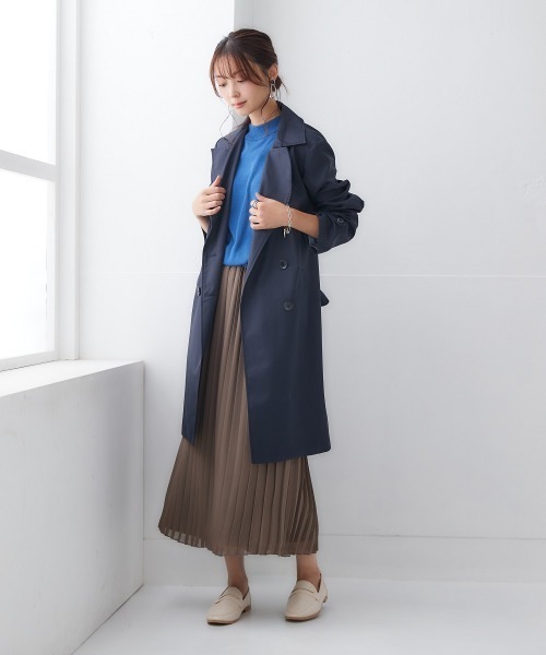 nissen（ニッセン）の「【販売終了】シフォンプリーツロングスカート（スカート・レディース・ブルーグレー/パープル/モカ/アイボリー/ブラック・L/M/S/LL）」の11枚目の写真