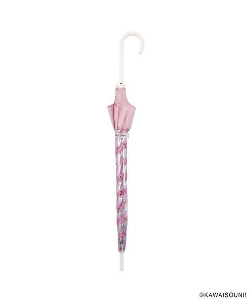 Wpc.（ダブリュピーシー）の「［ビニール傘］切り継ぎビニール傘（おぱんちゅうさぎ／んぽちゃむ）（長傘・レディース・ブルー/ピンク・FREE）」の17枚目の写真