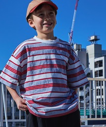 PAIRMANON STREET | 【PAIRMANON STREET】【かぞくおそろい】マルチボーダー半袖Tシャツ(Tシャツ/カットソー)