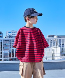 PAIRMANON STREET | 【PAIRMANON STREET】【かぞくおそろい】マルチボーダー半袖Tシャツ(Tシャツ/カットソー)