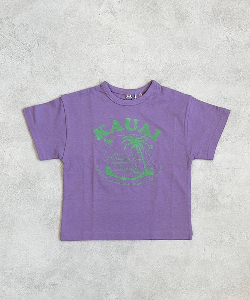 Life Support Products（ライフサポートプロダクツ）の「【コットンUSA】プリントＴシャツ(80～150ｃｍ）（Tシャツ/カットソー・キッズ・ネイビー/ブラック/ピンク/ライム/オフホワイト/アイボリー/パープル・150/120/90/95/80/110/100/140/130）」の6枚目の写真