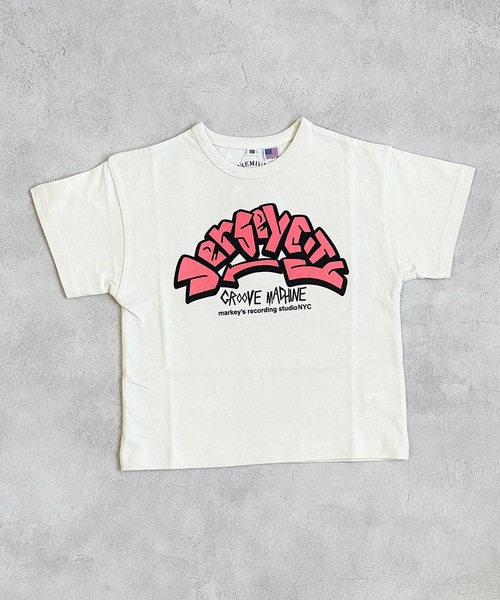 Life Support Products（ライフサポートプロダクツ）の「【コットンUSA】プリントＴシャツ(80～150ｃｍ）（Tシャツ/カットソー・キッズ・ネイビー/ブラック/ピンク/ライム/オフホワイト/アイボリー/パープル・150/120/90/95/80/110/100/140/130）」の21枚目の写真