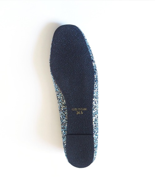 Casselini（キャセリーニ）の「Casselini(キャセリーニ)グリッターバレエシューズ（バレエシューズ・レディース・グリーン/ゴールド/ブルー・23㎝/24.5cm/24cm/23.5cm）」の16枚目の写真
