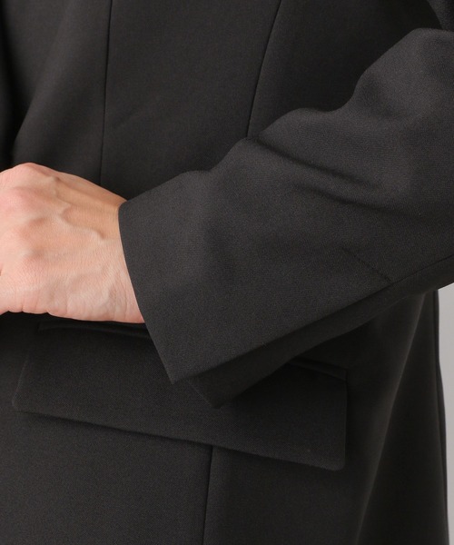 LEPSIM（レプシィム）の「キレイめダブルテーラードジャケット　173173（その他アウター・レディース・ベージュ系その他/ブラック・LARGE/MEDIUM）」の14枚目の写真