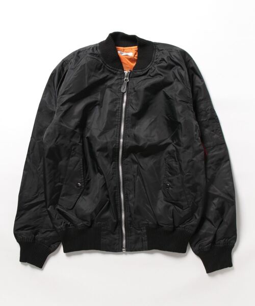 STYLEBLOCK（スタイルブロック）の「ヘビーツイル裏タフタMA-1（MA-1・メンズ・ブラック/ホワイト/カーキ・M/L/LL）」の11枚目の写真