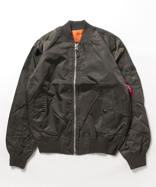 STYLEBLOCK（スタイルブロック）の「ヘビーツイル裏タフタMA-1（MA-1・メンズ・ブラック/ホワイト/カーキ・M/L/LL）」の10枚目の写真