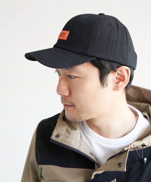 UNIVERSAL OVERALL(ユニバーサルオーバーオール)の「UNIVERSAL OVERALL ヘリンボンキャップ(キャップ・メンズ・チャコールグレー/ダークグリーン/ブラック/ベージュ・FREE)」の2枚目の写真