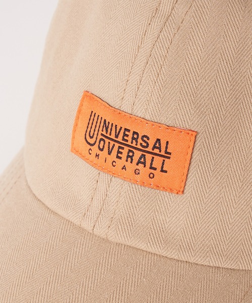 UNIVERSAL OVERALL(ユニバーサルオーバーオール)の「UNIVERSAL OVERALL ヘリンボンキャップ(キャップ・メンズ・チャコールグレー/ダークグリーン/ブラック/ベージュ・FREE)」の12枚目の写真