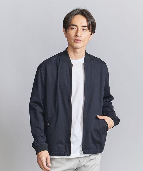 【定価6.6万】H BEAUTY&YOUTH 中綿ジップブルゾン 黒 L BEAUTY&YOUTH UNITED ARROWS（ビューティーアンドユースユナイテッド