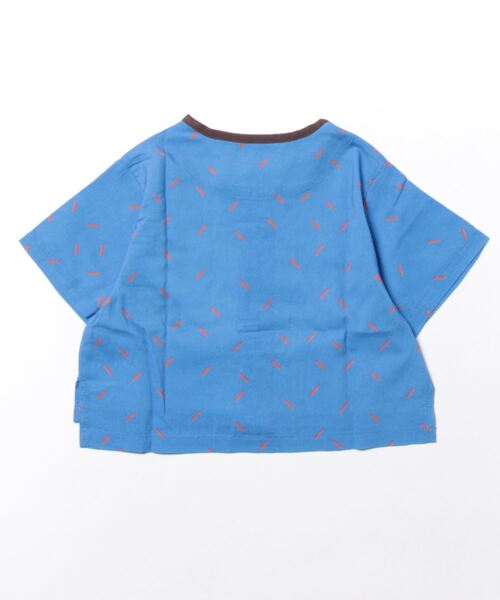 HOGAN RANCH WEAR（ホーガンランチウエア）の「パイピングポケットハンソデシャツ(80～140cm)（シャツ/ブラウス・キッズ・イエロー/ブルー/グリーン・100/90/120/140/110/130/80）」の11枚目の写真