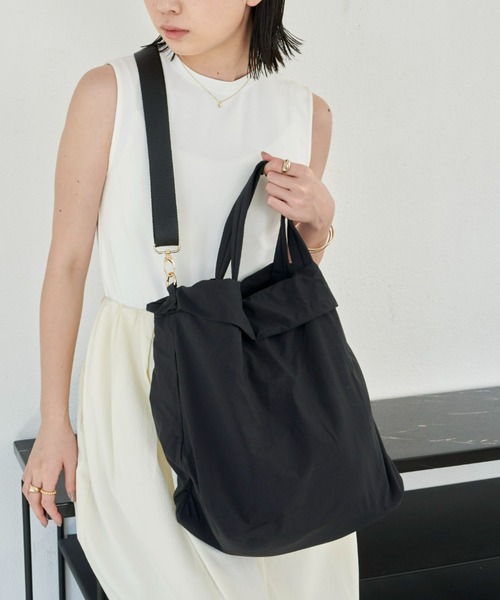 【新品・未使用】マザーズバッグ 2WAY ショルダーベルト付 撥水 ナイロン　XL ブラック Amazon | [ROSE NOIRE] マザーズバッグ 大容量 トートバッグ 上質