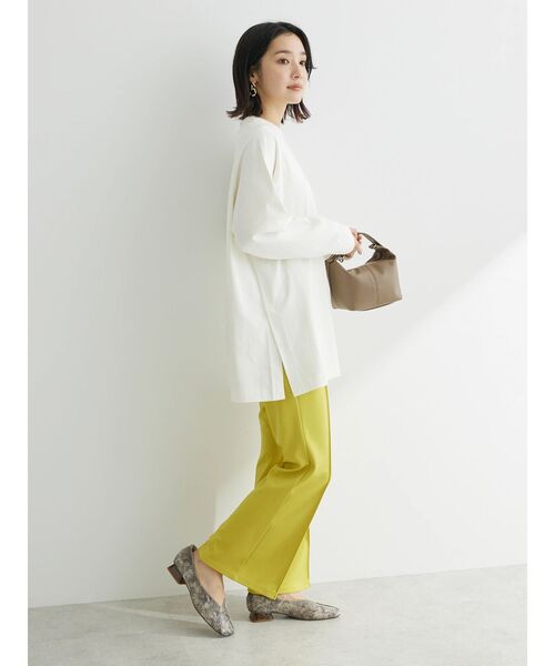 Green　Parks（グリーンパークス）の「らくスレパンツ（その他パンツ・レディース・ホワイト系その他2/ブルー/ブラック/イエロー・FREE）」の15枚目の写真