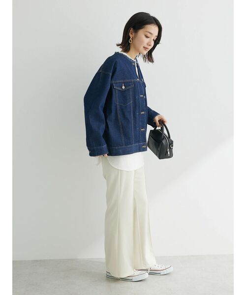 Green　Parks（グリーンパークス）の「らくスレパンツ（その他パンツ・レディース・ホワイト系その他2/ブルー/ブラック/イエロー・FREE）」の21枚目の写真