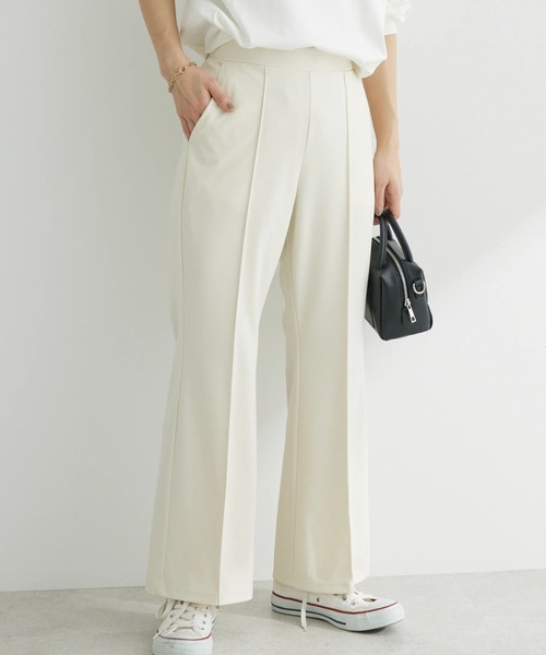 Green　Parks（グリーンパークス）の「らくスレパンツ（その他パンツ・レディース・ホワイト系その他2/ブルー/ブラック/イエロー・FREE）」の2枚目の写真