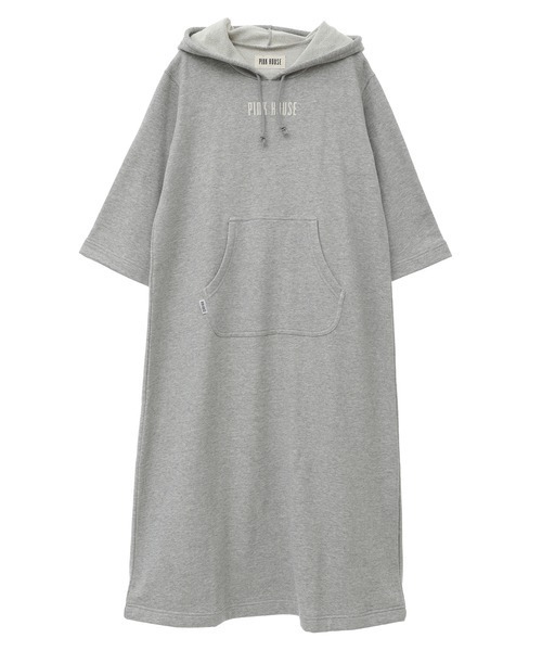 ロゴ入りフードワンピース