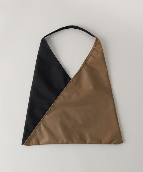 MELO（メロ）の「【MELO/メロ】別注カラーブロック トライアングルトートバッグ（トートバッグ・レディース・ピンク/ブラック・FREE）」の3枚目の写真