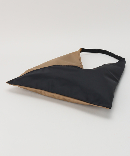 MELO（メロ）の「【MELO/メロ】別注カラーブロック トライアングルトートバッグ（トートバッグ・レディース・ピンク/ブラック・FREE）」の10枚目の写真