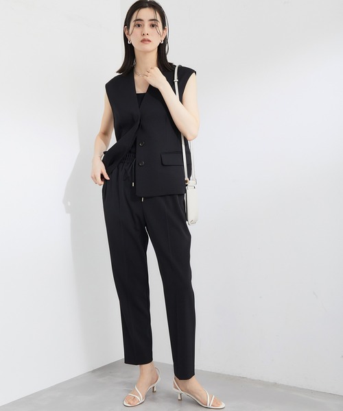 ROPE'（ロペ）の「【洗える】ツイルドロストテーパードパンツ（その他パンツ・レディース・ブラック/オフホワイト/ラベンダー・36/38）」の11枚目の写真