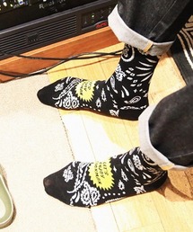 COOKMAN(クックマン)のCookman クックマン ソックス Crew Socks Paisley ペイズリーソックス(ソックス/靴下)