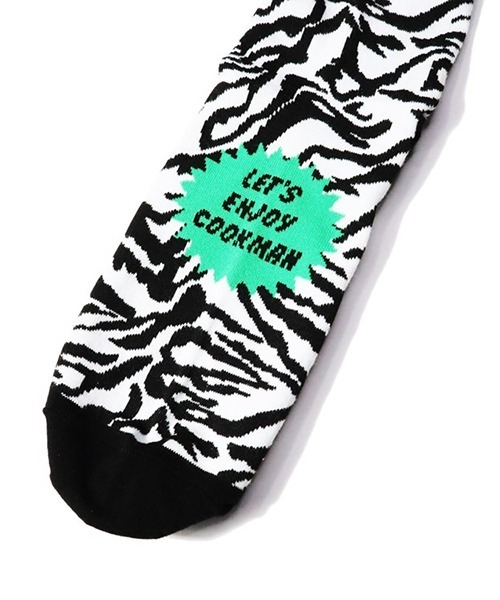 COOKMAN（クックマン）の「Cookman クックマン ソックス Crew Socks Paisley ペイズリーソックス（ソックス/靴下・メンズ・ホワイト/ブラック/レッド/ゼブラ/アニマル・FREE）」の21枚目の写真