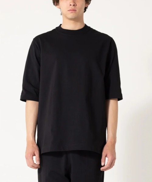 fitfor（フィットフォー）の「FIT FOR/フィットフォー/202 BASIC MID SLEEVE TEE（Tシャツ/カットソー・メンズ・ホワイト/ブラック/ネイビー/グリーン・S/M/XS/L/XL）」の6枚目の写真