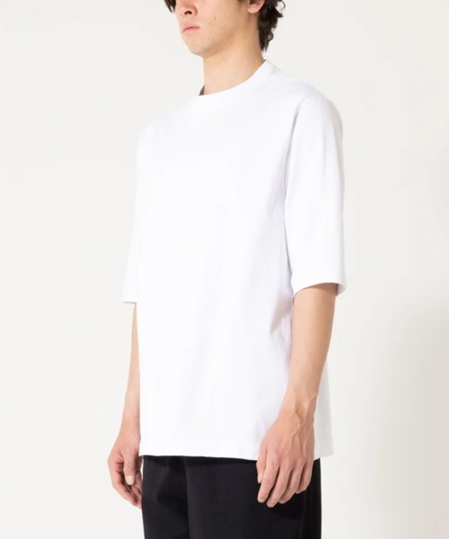 fitfor（フィットフォー）の「FIT FOR/フィットフォー/202 BASIC MID SLEEVE TEE（Tシャツ/カットソー・メンズ・ホワイト/ブラック/ネイビー/グリーン・S/M/XS/L/XL）」の8枚目の写真
