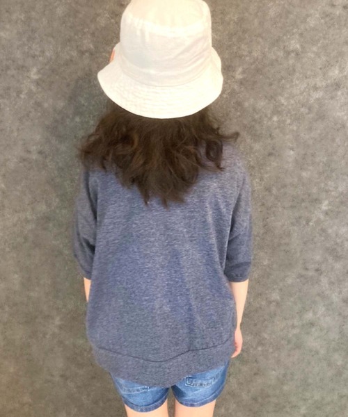 THE CASUAL（カジュアル）の「杢調　ドルマン　BIGカーデ（カーディガン/ボレロ・キッズ・ネイビー系/パープル系その他/ベージュ系その他/ブラック系その他/杢グレー/グリーン系その他・140cm/150cm/110cm/130cm/120cm/160cm）」の8枚目の写真