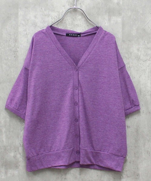 THE CASUAL（カジュアル）の「杢調　ドルマン　BIGカーデ（カーディガン/ボレロ・キッズ・ネイビー系/パープル系その他/ベージュ系その他/ブラック系その他/杢グレー/グリーン系その他・140cm/150cm/110cm/130cm/120cm/160cm）」の20枚目の写真