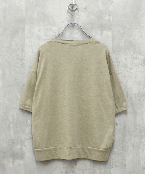 THE CASUAL（カジュアル）の「杢調　ドルマン　BIGカーデ（カーディガン/ボレロ・キッズ・ネイビー系/パープル系その他/ベージュ系その他/ブラック系その他/杢グレー/グリーン系その他・140cm/150cm/110cm/130cm/120cm/160cm）」の9枚目の写真