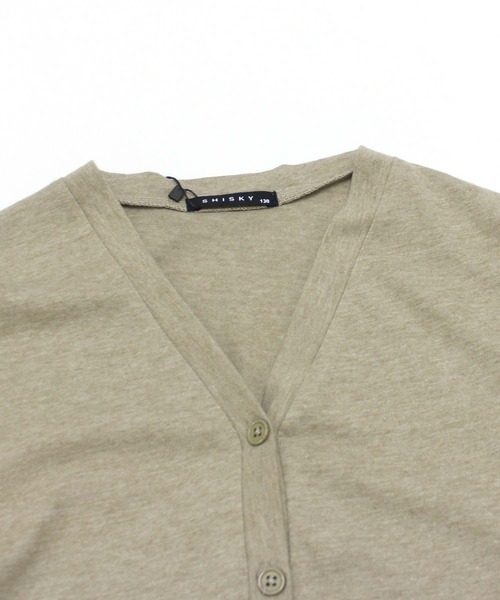 THE CASUAL（カジュアル）の「杢調　ドルマン　BIGカーデ（カーディガン/ボレロ・キッズ・ネイビー系/パープル系その他/ベージュ系その他/ブラック系その他/杢グレー/グリーン系その他・140cm/150cm/110cm/130cm/120cm/160cm）」の15枚目の写真