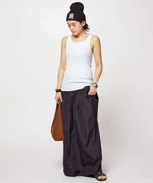 AP STUDIO（エーピーストゥディオ）の「【TanC TOKYO/タンクトウキョウ】SKIN tanktop（タンクトップ・レディース・ホワイト・FREE）」の4枚目の写真