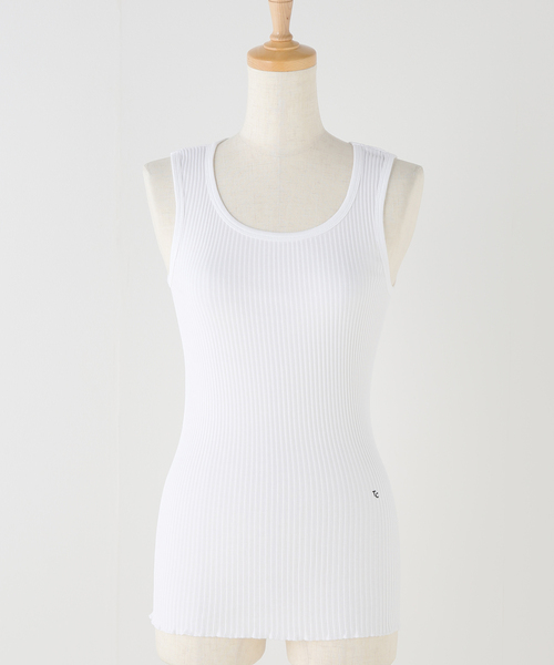 AP STUDIO（エーピーストゥディオ）の「【TanC TOKYO/タンクトウキョウ】SKIN tanktop（タンクトップ・レディース・ホワイト・FREE）」の8枚目の写真