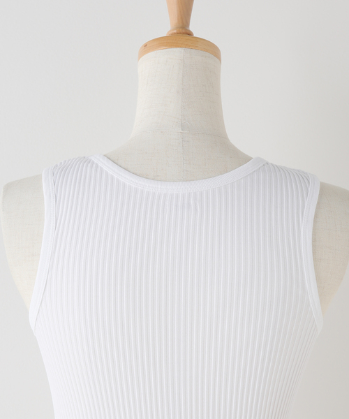 AP STUDIO（エーピーストゥディオ）の「【TanC TOKYO/タンクトウキョウ】SKIN tanktop（タンクトップ・レディース・ホワイト・FREE）」の12枚目の写真