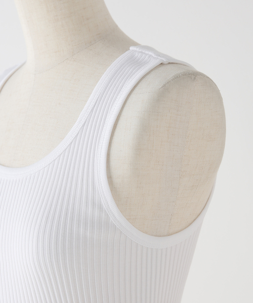 AP STUDIO（エーピーストゥディオ）の「【TanC TOKYO/タンクトウキョウ】SKIN tanktop（タンクトップ・レディース・ホワイト・FREE）」の13枚目の写真