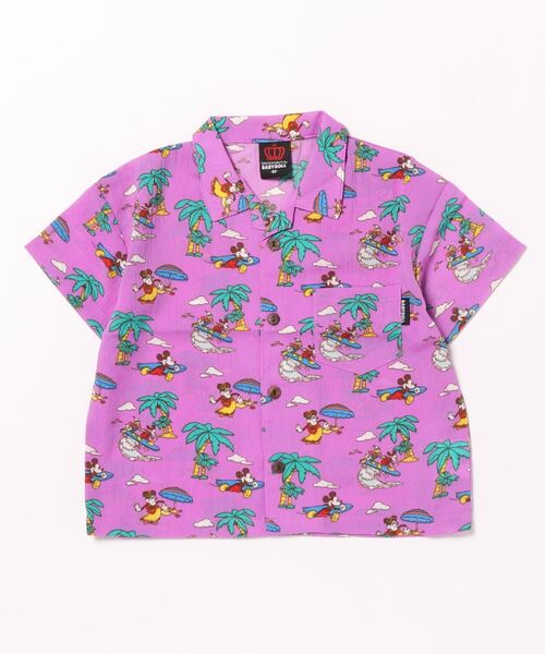 Disney（ディズニー）の「親子お揃い ディズニー リゾート柄シャツ 8265K (ボトム別売)（シャツ/ブラウス・キッズ・パープル/ネイビー・130cm/90cm/110cm/140cm/100cm）」の12枚目の写真