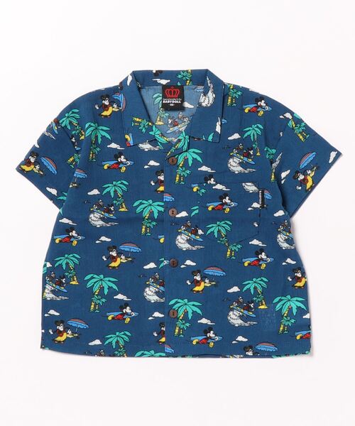 Disney（ディズニー）の「親子お揃い ディズニー リゾート柄シャツ 8265K (ボトム別売)（シャツ/ブラウス・キッズ・パープル/ネイビー・130cm/90cm/110cm/140cm/100cm）」の13枚目の写真