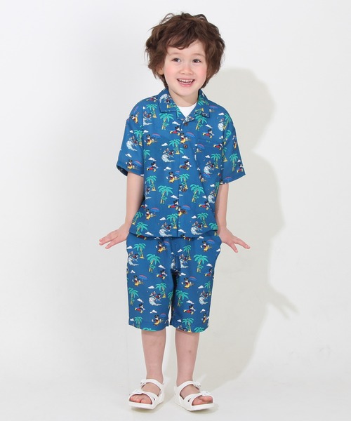 Disney（ディズニー）の「親子お揃い ディズニー リゾート柄シャツ 8265K (ボトム別売)（シャツ/ブラウス・キッズ・パープル/ネイビー・130cm/90cm/110cm/140cm/100cm）」の6枚目の写真