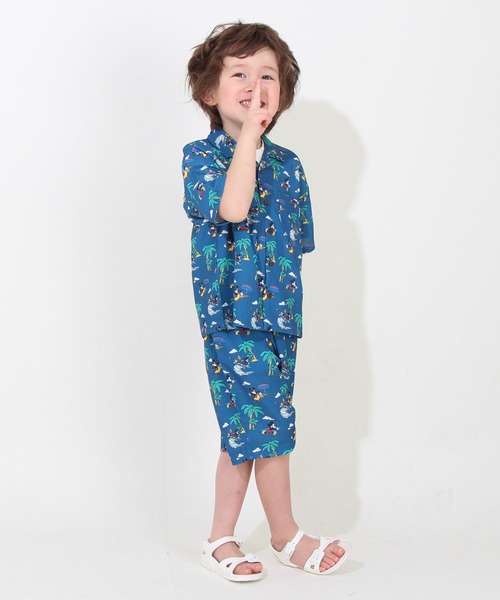 Disney（ディズニー）の「親子お揃い ディズニー リゾート柄シャツ 8265K (ボトム別売)（シャツ/ブラウス・キッズ・パープル/ネイビー・130cm/90cm/110cm/140cm/100cm）」の7枚目の写真