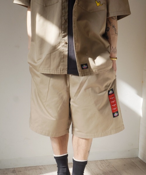 (What it isNt)ART BY MARKGONZALES(ワットイットイズント)の「【(What it isNt)ART BY MARKGONZALES / (ワットイットイズント) アートバイ マークゴンザレス 】 EAZY SKATE SHORTS ( ショートパンツ )(その他パンツ・メンズ・ブラック/ベージュ・M/L)」の7枚目の写真