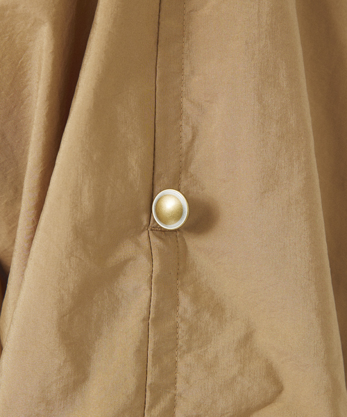 qualite（カリテ）の「【セットアップ対応】撥水マイクロタフタライトコート（テーラードジャケット・レディース・キャメル/ダークネイビー・38/36）」の13枚目の写真