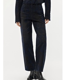 JNBY | Flocked Curly Grass-print High-rise Wide-leg Jeans(デニムパンツ)