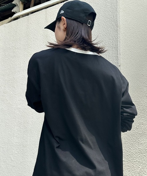 Eglly(エグリー)の「EGLLYラグランロンT(Tシャツ/カットソー・レディース・ピンク/ブラック/オフホワイト・FREE)」の15枚目の写真