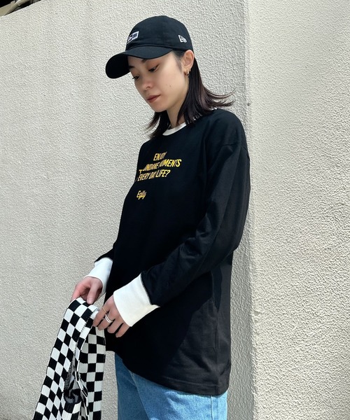 Eglly(エグリー)の「EGLLYラグランロンT(Tシャツ/カットソー・レディース・ピンク/ブラック/オフホワイト・FREE)」の11枚目の写真